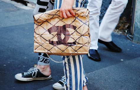 If all else fails, make your own Chanel bag. | 23 DIY Ways To Fake It Until You Make It Out To Lunch, It Bag, Chanel Collection, Weird Things, Pierre Balmain, Cartier Love, Wholesale Bags, Eat Sleep, Branded Bags