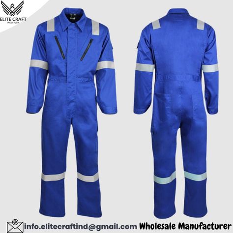 We are Wholesales Manufacturer of Work Wear Products. Latest Design fire proof aramid clothing flame resistant coverall suppliers fire retardant coverall. Anti-Static, Fire proof, Anti-heat. Regular Color Red, Blue, Orange, Yellow etc. For more detail or Order Contact No. +923332228665 Email: info.elitecraftind@gmail.com Website: EliteCraftIndustry.com #coverall #coveralls #overallswag #overall #overalls #ppe #uniform #workwear #workwearstyle #workwearfashion #bib #bptbibiswork #dungaree #du... Workwear Fashion, Fire Retardant, Dungarees, Orange Yellow, Blue Orange, Latest Design, Red Color, Red Blue, Work Wear