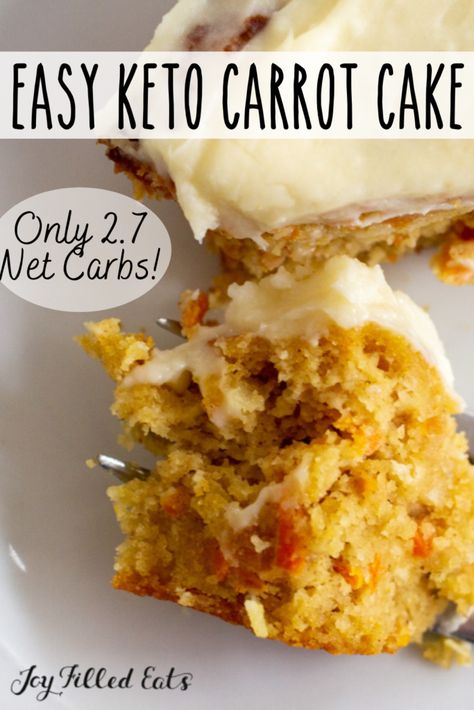 Keto Carrot Cake, Low Carb Carrot Cake, Sugar Free Carrot Cake, Keto Cakes, Ditch The Carbs, Pudding Chia, Dessert Mousse, Keto Baking, Low Carb Flour