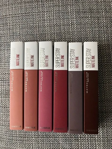 Maybelline SuperStay Matte Ink Liquid Lipstick Swatches & Review – Hoots of a Night Al Afrocentric Makeup, Superstay Maybelline, Drugstore Liquid Lipstick, Maybelline Superstay Matte Ink, Liquid Lipstick Swatches, Maybelline Cosmetics, Lipstick Tattoos, Drugstore Lips, Long Bobs