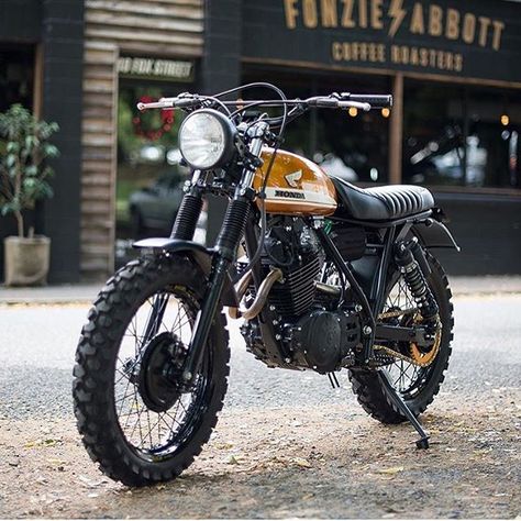 Honda XL500 Urban Tracker, Cb 750 Cafe Racer, Motorcycle Build, Enduro Vintage, Honda Scrambler, Moto Scrambler, Bmw Scrambler, Мотоциклы Cafe Racers, Bobber Custom