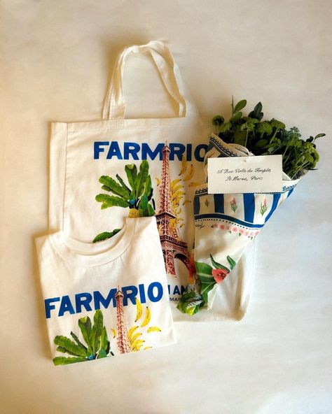 FARM Rio | Our new chapter with the FARM Rio Paris store has inspired us to create exclusive prints, blending Brazilian flair with classic French… | Instagram Farm Rio Aesthetic, Farm Rio Wrap Dress, Farm Rio Swimwear, Farm Rio Tshirt, Farm Rio Green Dress, Paris Store, Farm Rio, Vision Board