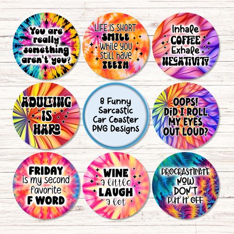 Sublimation Coasters, Coasters Funny, Funny Coaster, Sublimations Designs, Coaster Sublimation, Funny Coasters, Round Keychain, Png Sublimation Designs, Frozen Cake