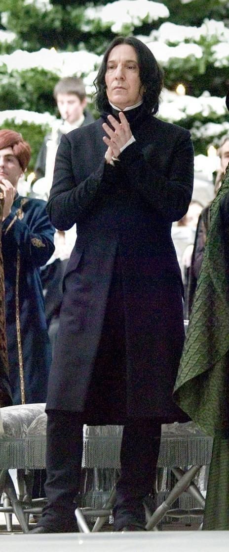 Snape Alan Rickman, Severus Snape Yule Ball, Snape Imagines, Severus Snape As A Father, Severus Snape Imagines, Snape Yule Ball, Rogue Harry Potter, Severus Sneep, Alan Rickman Snape