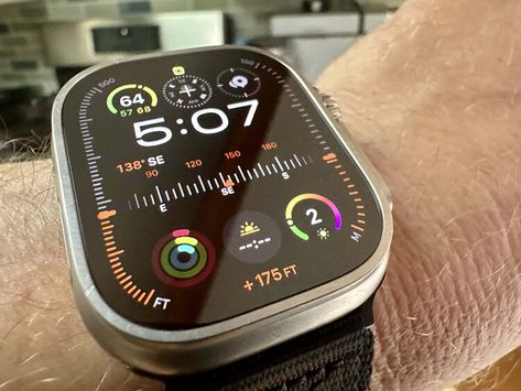 Get the awesome new Modular Ultra Apple Watch face — Cult of Mac Apple Watch Ultra Faces, Ultra Watch, Digital Watch Face, Apple Watch Face, Apple Watch Ultra, Watch Ultra, Apple Watch Faces, Software Update, Favorite Apps