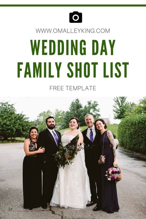 Wedding Formal Photos, Family Photo Wedding, Wedding Photography Poses Family, Family Wedding Pictures, Wedding Picture List, Wedding Photography Shot List, Wedding Photo Checklist, Wedding Group Photos, Wedding Photography List