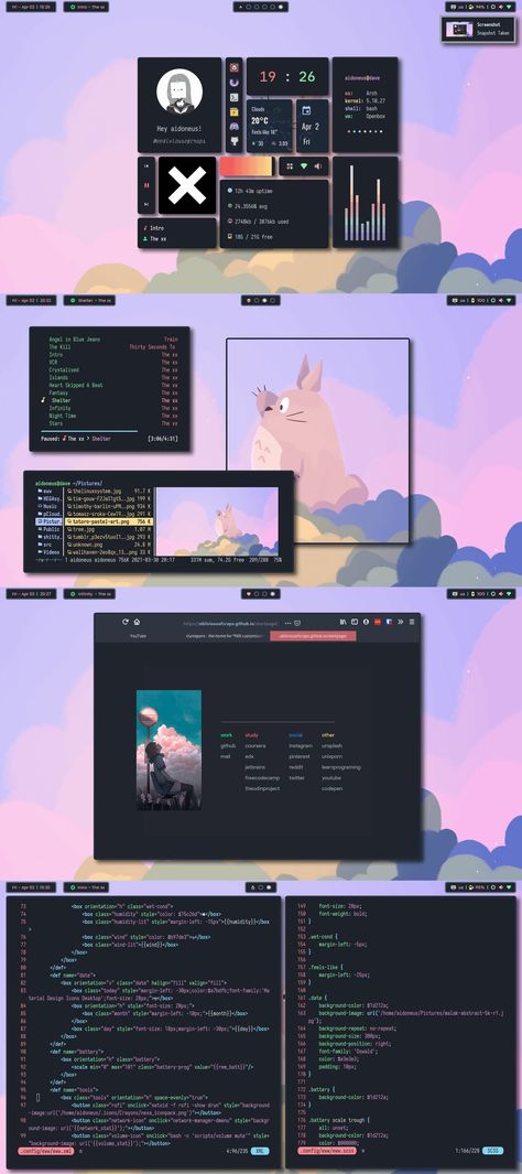 Linux Rice, Desktop Themes, Computer Gadgets, Programming, Linux, Arch, Web Design, Rice, Engineering