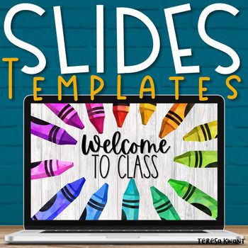 School Elements, Back To School Highschool, Digital Learning Classroom, Watercolor Classroom, Welcome To Class, Virtual Teaching, Google Slides Templates, Teaching Plan, Powerpoint Free