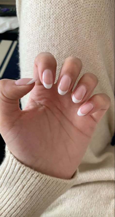 Classic Wedding Nails French Manicures, Shellac French Tip Natural Nails, French With Bubble Bath, Wedding Day French Manicure, Milky French Manicure Oval, Opi Gel French Manicure Colors, Classic French Manicure Acrylic, Opi Bubble Bath French Manicure, French Manicure Classic