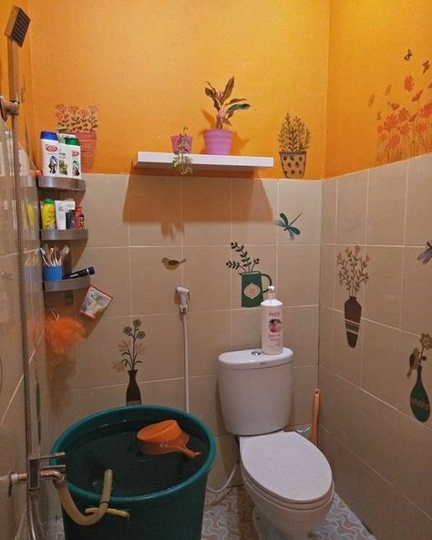 Simple Bathroom Ideas Indian, Bathroom Decor Indian, Small Indian Bathroom Ideas, Indian Bathroom Ideas, Indian Bathroom Decor, Bathroom Ideas Indian, Indian Bathroom, Colorful Room Decor, Indian Room Decor