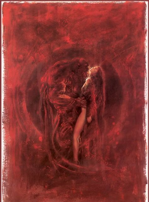 Luis Royo. Illicit window with red Luis Royo, Dark Paintings, Boris Vallejo, Spanish Artists, Arte Fantasy, 판타지 아트, Illustration Sketches, Fantasy Illustration, Fantastic Art