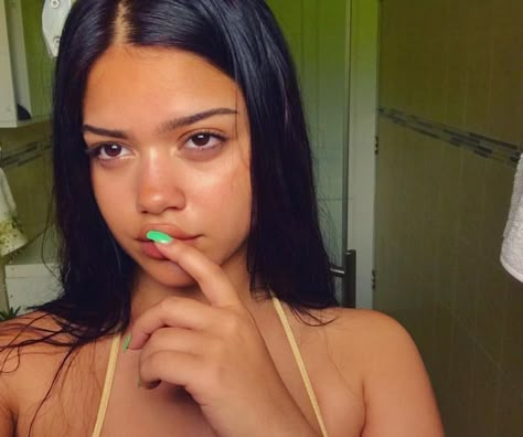 Ivana Santacruz, Skin Goals, Makeup Tip, Glow Skin, Bare Face, Natural Face, Straight Wig, Flawless Skin, Pretty Selfies