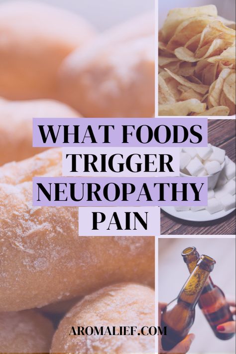 https://www.aromalief.com/blogs/news/what-foods-trigger-neuropathy-pain Neuropathic Foot Pain Relief, Nerve Damage Remedies, Peripheral Neuropathies, Nerve Repair, Foot Pain Relief Remedies, Nerve Pain Remedies, Sciatic Nerve Pain Relief, Nerve Problems, Arthritic Pain