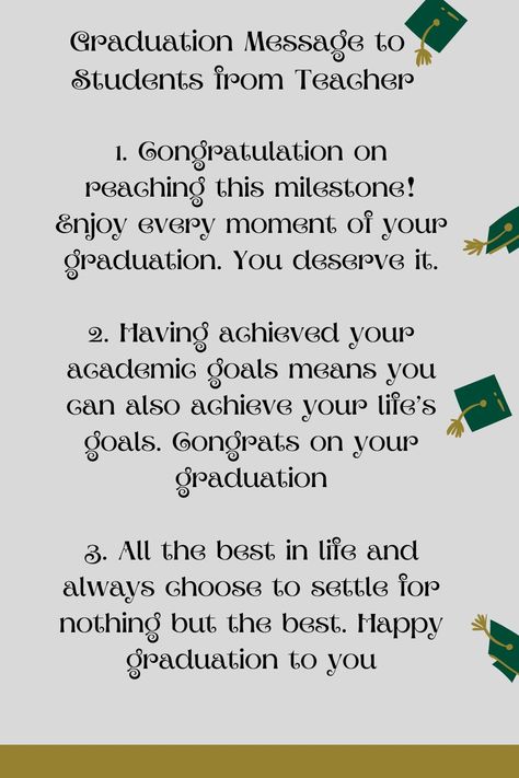 Graduation Message to Students from Teacher Graduation Messages, Graduation Letter, Letter To Students, Elementary Graduation, Graduation Message, Relatable Comics, Classroom Welcome, Graduation Speech, Graduating Teacher