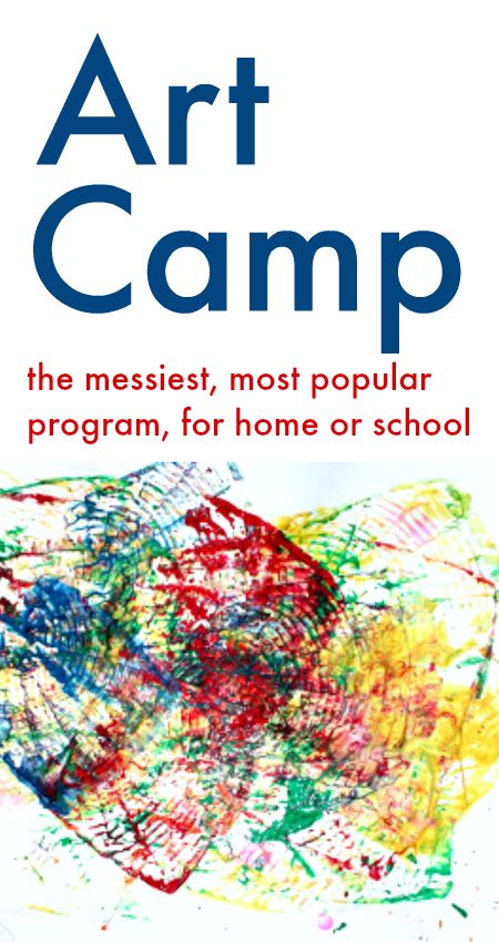 Art camp program for home or school - ideas for  summer art activities - messy art - process art - awesome! Summer School Art, Summer Art Activities, Summer Camping Ideas, Summer Camp Art, Messy Art, Art Process, Art Camp, Homeschool Art, Art Activities For Kids