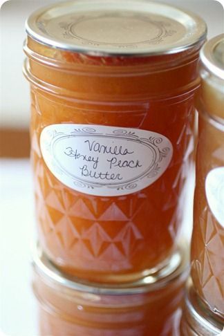 Vanilla Honey Peach Butter #canning #peach #peachbutter Peach Butter, Vanilla Honey, Canning Jam, Dairy Desserts, Canning Tips, Flavored Butter, Jam And Jelly, Peach Recipe, Home Canning