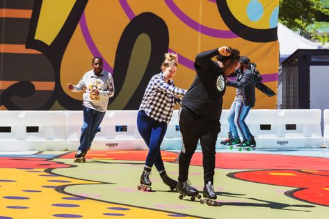 The roller rink is making a comeback Outdoor Roller Skates, Roller Skating Rink, Roller Rink, Roller Skaters, Outdoor Theater, Skating Rink, Theatre Company, Go Outdoors, Roller Skate