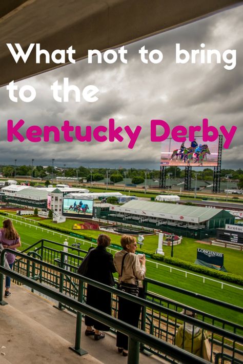 Banned Items at the Kentucky Derby Kentucky Derby 2024, Derby Day Fashion, Kentucky Derby Party Outfit, Kentucky Derby Party Games, Kentucky Derby Party Decorations, Kentucky Derby Outfit, Kentucky Derby Fashion, Derby Attire, Kentucky Oaks