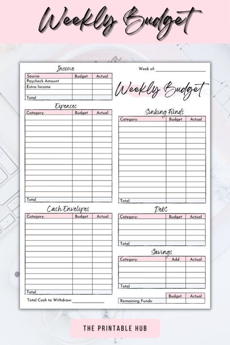 Weekly Paycheck Budgeting Planner Printable Budget Planner - Etsy | Printable Planner by  Ralph G... simpledigitalplanner #plannerparaimprimir #freeplanners📜. Weekly Bill Planner, Budget Planner Printable Free, Mommy Planner, Paycheck Planner, Money Challenges, Personal Budget Planner, Weekly Budget Template, Digital Budget Planner, Printable Budget Planner