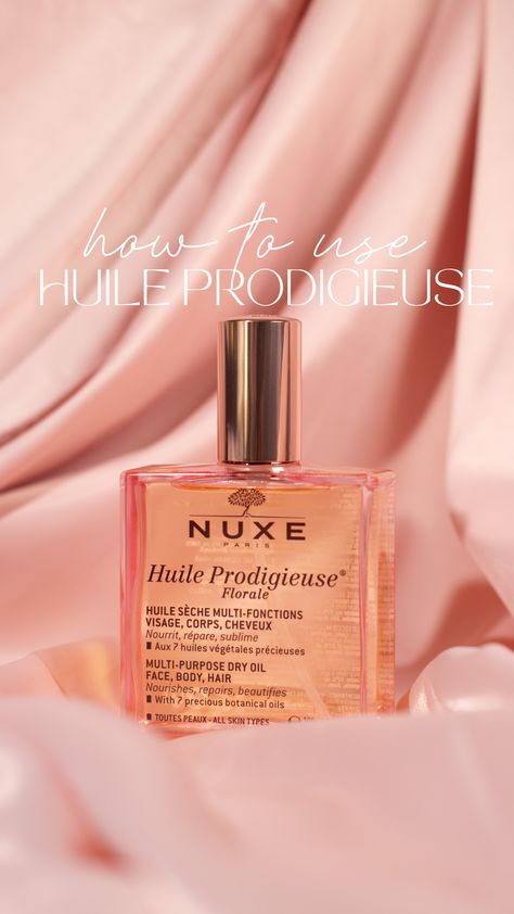 Nuxe Skincare, Nuxe Body Oil, Nuxe Oil, French Skincare, Dry Oil, Perfume Lover, Beauty Review, My Beauty, Face Skin