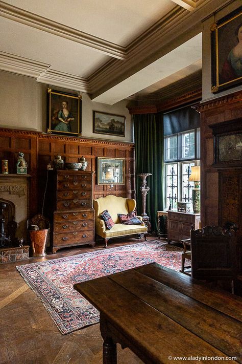 Scotney Castle Interior Scandinavian Castle Interior, Rustic Castle Interior, British Countryside Aesthetic Interior, Manor Home Interior, Scottish Manor House Interior, Scottish Castle Interiors, Scotland Interior Design, English Estate Interior, Scottish House Interior