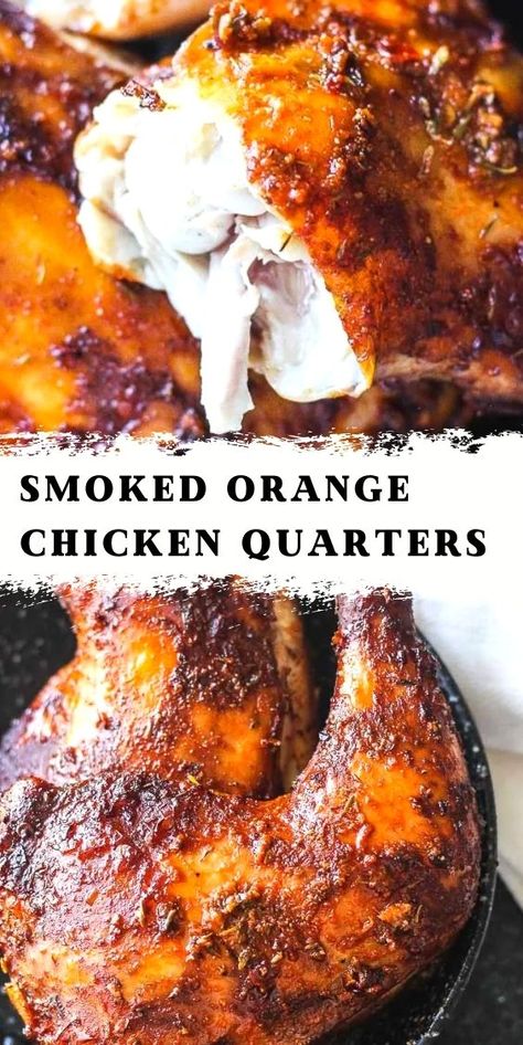 Smoked Chicken Quarters, Chicken Quarter Recipes, Smoked Chicken Recipes, Smoker Recipes Electric, Smoked Whole Chicken, Masterbuilt Smoker, Smoked Beef Ribs, Maple Recipes, Chicken Quarters