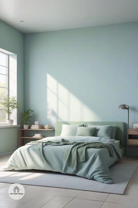 Feeling overwhelmed every time you step into your bedroom? It might be time for a color change! Discover the paint colors that can transform your space into a serene oasis. From soothing blues to calming greens, these shades are designed to enhance relaxation and improve sleep quality. I’ve been through the trials of mismatched colors—let’s avoid those pitfalls together! #TranquilSpaces #ColorHarmony #BedroomMakeover #SleepBetter #CalmVibes#TranquilSpaces #ColorHarmony #BedroomMakeover #SleepBetter #CalmVibes Calming Bedroom Ideas, Comfy Space, Tranquil Bedroom, Calming Bedroom, Zen Decor, Improve Sleep Quality, Color Harmony, Improve Sleep, Bedroom Makeover