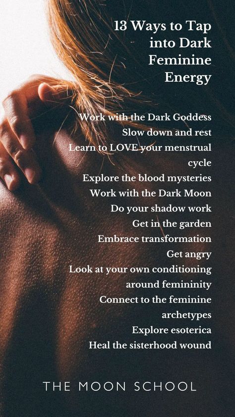 Crystals For Dark Feminine Energy, Light And Dark Feminine Energy, Dark And Light Feminine Energy, How To Tap Into Feminine Energy, Goddess Energy Aesthetic, Goddess Lifestyle, Divine Feminine Aesthetic, Universe Spirituality, Feminine Archetypes