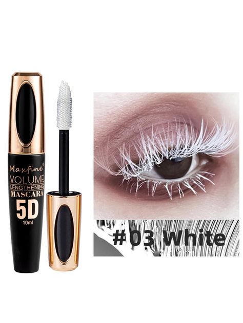 White Mascara, Smudge Proof Mascara, Lengthen Eyelashes, Colored Mascara, False Lash Effect Mascara, Voluminous Mascara, Eyelash Primer, Silk Fiber, Fiber Lash Mascara