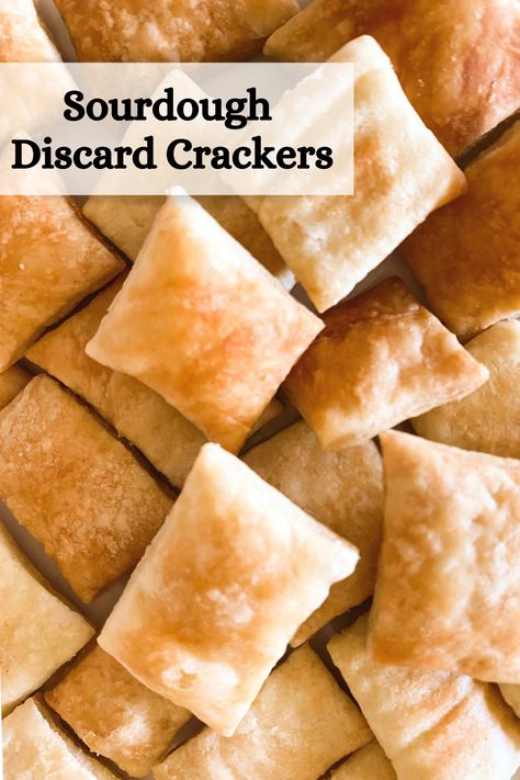 Sourdough Discard Tortilla Chips, Same Day Sourdough Discard Recipes, Sourdough Crackers Recipes, Sour Dough Discard Cracker Recipes, Sourdough Discard Pita Chips, Discard Cheese Crackers, Sourdough Crackers Farmhouse On Boone, Gluten Free Sourdough Crackers, Sourdough Crackers Easy