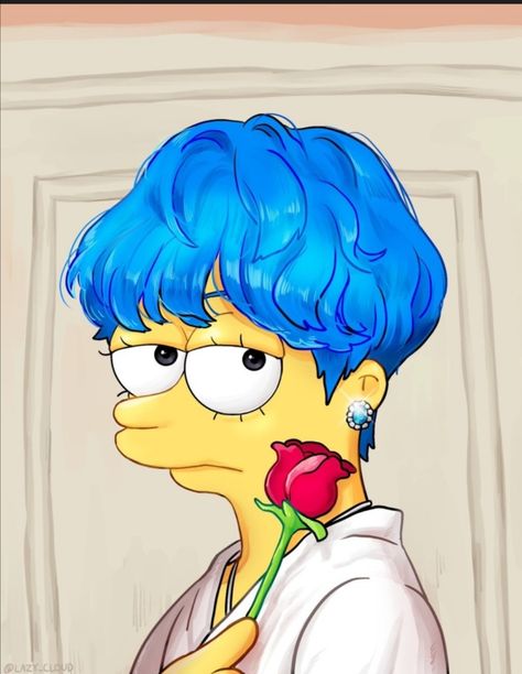 Taehyung's Art, Blue Roses Wallpaper, Pencil Sketch Images, Simpsons Art, Astuces Diy, Kpop Drawings, Anime Dancer, Bts Drawings, Kim Taehyung Wallpaper