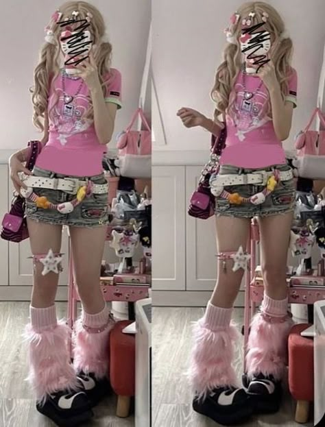 Kawaii Outfit Ideas, Gyaru Style, Estilo Harajuku, 일본 패션, Kawaii Outfit, Harajuku Outfits, Gyaru Fashion, Kawaii Fashion Outfits, J Fashion