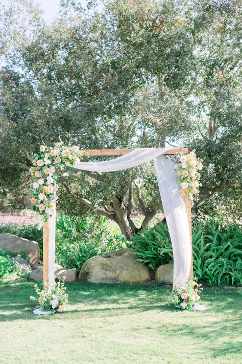 Blue Arbor Wedding, Blue Hydrangea Wedding Arbor, Garden Party Wedding Arbor, Spring Wedding Arbor, Spring Wedding Arch Ideas, Light Blue And Yellow Wedding, Arbor Flowers Wedding, Floral Wedding Arbor, Wedding Arbor Flowers