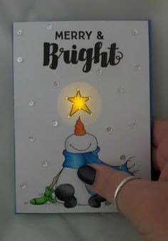 Mel's Art Journey: Admiring the Star and Chibi Lights... Light Up Cards, Led Card, Today's Inspiration, Paper Circuits, Snowman Cards, Another Dimension, Interactive Cards, Up Book, Diy Christmas Cards