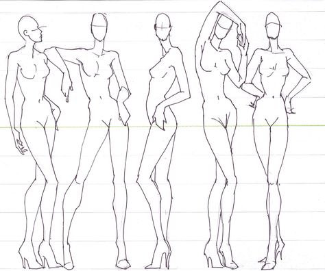 Tall female Fashion Illustration Template, Fashion Sketch Template, High Fashion Poses, Fashion Figure Templates, Fashion Illustration Poses, Fashion Design Drawing, Illustration Tutorial, Fashion Figure Drawing, Fashion Design Template