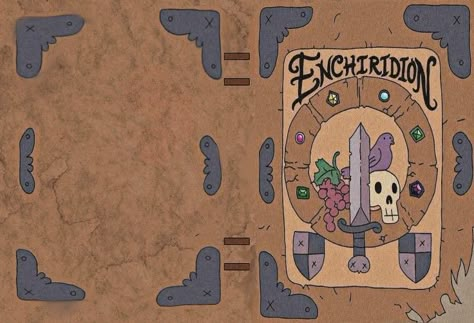 enchiridion book adventure book Enchiridion Book Adventure Time, The Enchiridion Adventure Time, Adventure Time Dungeons And Dragons, Adventure Time Scrapbook, Adventure Time Props, Adventure Time Printables, Adventure Time Diy Crafts, Adventure Time Dnd, Adventure Time Decorations