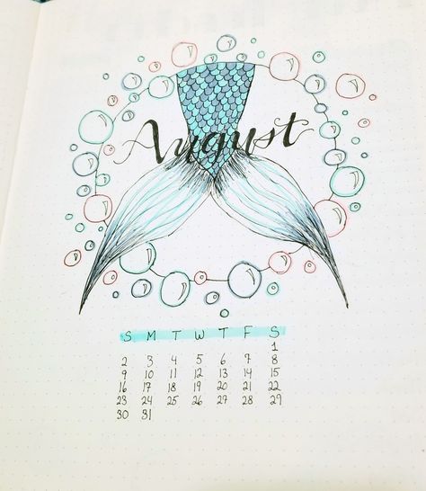 Bullet Journal Welcome Page, Mermaid Bullet Journal, Bullet Journal Themes, Journal Themes, Bullet Journal Layout, Journal Layout, Bullet Journals, Bullet Journaling, Bullet Journal