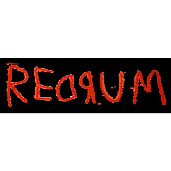 Redrum Tattoo Ideas, Horror Movie Shirt Designs, Halloween Stick And Poke, Stick And Poke Stencil, Horror Movie Doodles, Horror Movies Tattoos, Blood Tattoo Ideas, Horror Movie Flash Tattoo, Tattoo Ideas Grunge