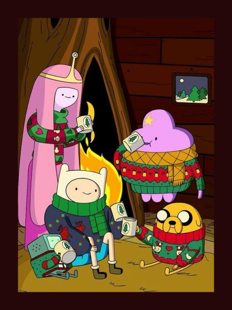 Adventure Time Christmas, Marry Xmas, Avenger Time, Adventure Time Funny, Adveture Time, Adventure Time Characters, Adventure Time Wallpaper, Time Icon, Adventure Time Cartoon