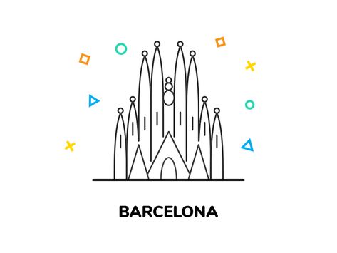 Barcelona Tattoo, Barcelona Architecture, Tattoo Themes, City Tattoo, City Drawing, Tattoo Desings, Simple Icon, Bible Art Journaling, Bible Art