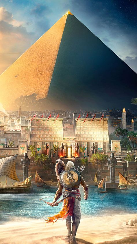 Assassins creed origins is going to be so freaking amazing!!! Assassin's Creed Origins Wallpaper, Assasing Creed, Egyptian Tattoos, Assassin's Creed Wallpaper, Assassin's Creed Origins, Game Logos, Assassins Creed Series, Assassins Creed Artwork, Assassins Creed Game