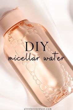 Diy Micellar Water, Sabun Mandi Cair, Diy Makeup Remover, Diy Beauty Treatments, Toxic Skincare, Diy Skin Care Recipes, Diy Body Care, Diy Cosmetics, Homemade Bath Products