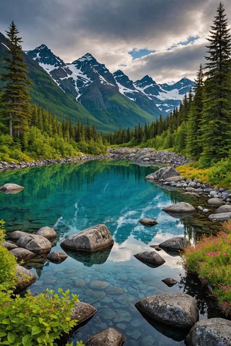 Uncover Hidden Gems in Alaska That Most Tourists Miss! Seward Alaska Photography, Anchorage Alaska Photography, Alaska Forest, Alaskan Landscape, Alaska Aesthetic, Alaska Nature, Canada Mountains, Alaska Photography, Travel Creative