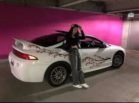 Jdm Girls, Car White, Girl Car, Car Deco, Pimped Out Cars, Best Jdm Cars, Street Racing Cars, Car Mods, Classy Cars