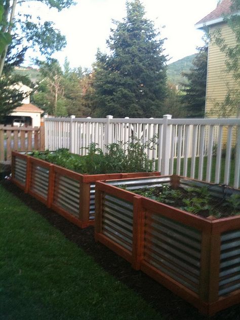 I really want to do beds like this.   But they may use a lot of dirt...perhaps fill the bottom with rock? Garden Plots, Diy Raised Garden, Plants Growing, Raised Garden Beds Diy, Raised Bed, Kew Gardens, Ideas Garden, Garden Boxes, Garden Bed