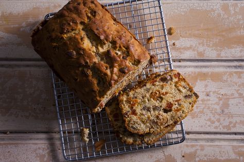 Apricot Nut Bread Apricot Walnut Bread, Apricot Bread, Tea Bread, Walnut Bread, Nut Bread, Apricot Jam, Toasted Walnuts, Dried Apricots, Quick Breads