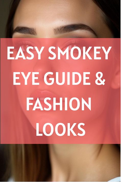 Easy Smokey Eye Guide & Fashion Looks How To Get Smokey Eyes, Mary Kay Smokey Eye, How To Do Smokey Eye, Smoky Eyeshadow Tutorial, Trendy Eyeliner, Smokey Eye Steps, Best Eye Primer, Easy Smokey Eye, Smokey Eye Looks