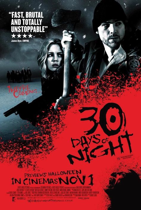 30 Days of Night Tam Film, Movies Hindi, 30 Days Of Night, Manu Bennett, Josh Hartnett, Night Movie, Night Film, Vampire Movies, Tv Horror