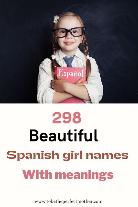 A list of Spanish girl names with meanings Spanish Female Names, Pretty Spanish Words, Spanish Names Girl, Spanish Names With Meaning, Latina Names, Spanish Girl Names, Girl Names With E, Rare Beautiful Names, Names Spanish