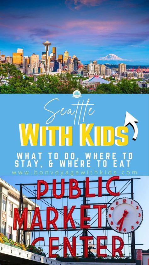 Seattle Day Trips, Seattle With Kids, Seattle Weekend, Washington Things To Do, Washington Road Trip, Trips With Kids, Seattle Travel Guide, Things To Do In Seattle, Seattle Vacation